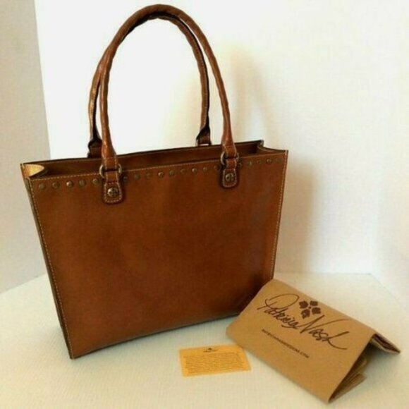 Patricia Nash Handbags - Patricia Nash Zancona Tan Brown Leather Tote NWT
